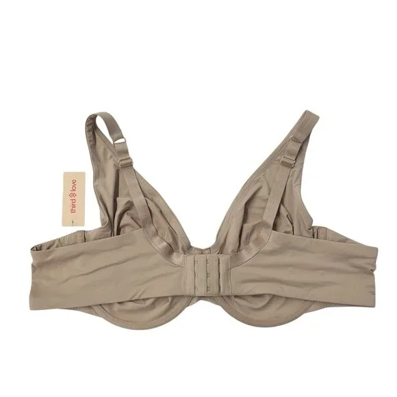 NEW Third Love Classic Unlined Bra Women’s Size 44B Taupe ThirdLove - Picture 2 of 9